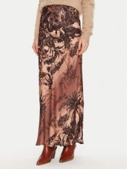 ViCOLO Spódnica maxi TS0563 Brązowy Regular Fit. Brązowe spódnice ViCOLO, s, bez wzorów, z wiskozy, maxi. Za 279.99 zł.