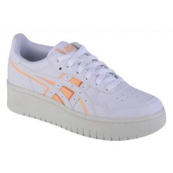 Buty Asics Japan S Pf W 1202A360-111 białe. Białe buty treningowe bez wzorów, z gumy, bez zapięcia. Za 372.00 zł.