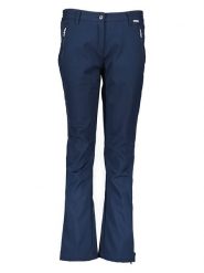 Regatta Spodnie softshellowe "Geo II" w kolorze granatowym rozmiar: 46. Niebieskie spodnie dresowe Regatta, bez wzorów, outdoorowe. Za 157.45 zł.