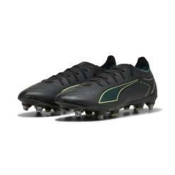 Buty piłkarskie unisex ULTRA 6 MATCH MxSG PUMA. Czarne buty do biegania Puma, bez wzorów, bez zapięcia, do biegania. Za 369.00 zł.