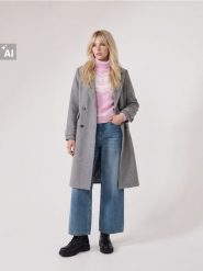 Żakardowy sweter chunky z geometrycznym wzorem - różowy. Czerwone swetry Sinsay, l, bez wzorów, z żakardem, bez ramiączek. Za 59.99 zł.