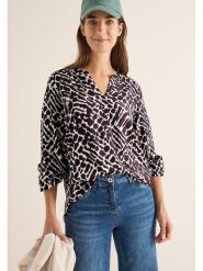 Cecil Bluzka w kolorze brązowym rozmiar: M. Brązowe bluzki Cecil, m, bez wzorów, z wiskozy, klasyczne, bez kołnierzyka, bez ramiączek. Za 96.14 zł.