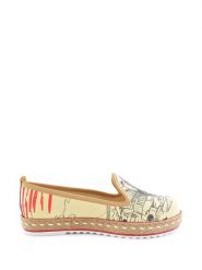 Goby Espadryle w kolorze beżowo-czarno-czerwonym ze wzorem rozmiar: 40. Brązowe espadryle Goby, bez wzorów, z materiału, bez obcasa. Za 162.87 zł.
