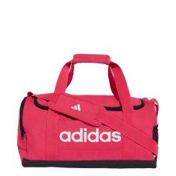 Torba Linear Duffel Small. Białe torby sportowe adidas, bez wzorów, z materiału, na ramię, małe. Za 129.00 zł.