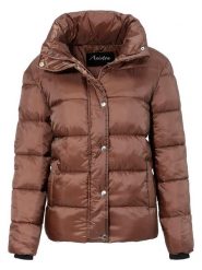 Aniston Kurtka pikowana w kolorze brązowym rozmiar: 36. Brązowe kurtki Aniston, bez wzorów, bez kaptura. Za 100.52 zł.