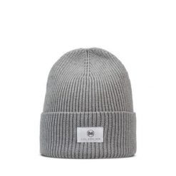 Czapka BUFF KNITTED BEANIE DRISK. Szare czapki zimowe Buff, bez wzorów, wakacyjne. Za 139.99 zł.