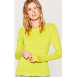 Dopasowany sweter - Żółty. Swetry marki Mohito. Za 59.99 zł.