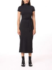 Scotch & Soda Sukienka w kolorze czarnym rozmiar: XL. Czarne sukienki Scotch & Soda, xl, bez wzorów, bez kołnierzyka, bez ramiączek, maxi. Za 138.87 zł.