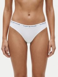 Tommy Hilfiger Figi klasyczne UW0UW05876 Biały. Białe figi Tommy Hilfiger, bez wzorów, z bawełny. Za 69.99 zł.