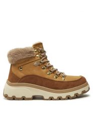 Kimberfeel Śniegowce Celia Brązowy. Brązowe śniegowce Kimberfeel, bez wzorów, ze skóry, bez zapięcia. Za 449.99 zł.