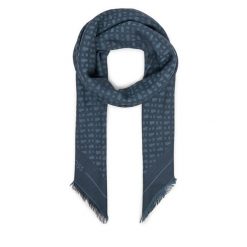 Chusta BOSS. Niebieskie chusty Boss, bez wzorów. Za 479.99 zł.