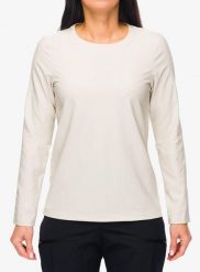 Bluza damska Houdini Cover Crew. Brązowe bluzy Houdini, s, bez wzorów, z materiału, sportowe, bez ramiączek, bez kaptura. Za 259.99 zł.