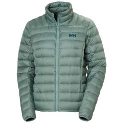 Damska kurtka puchowa Helly Hansen Verglas Down 2.0. Zielone kurtki Helly Hansen, bez wzorów, z puchu, bez kaptura. W wyprzedaży za 792.15 zł.