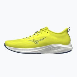 Buty do biegania Mizuno Enerzy Runnerz 2. Żółte buty do biegania Mizuno, bez wzorów, bez zapięcia, do biegania. Za 269.99 zł.