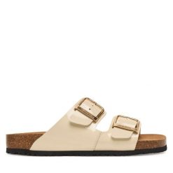 Klapki Tamaris. Klapki Tamaris, bez wzorów, bez obcasa, bez zapięcia. Za 259.99 zł.