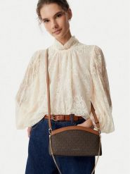 MICHAEL Michael Kors Torebka 30S6G13C5B Brązowy. Brązowe torebki klasyczne MICHAEL Michael Kors, bez wzorów, ze skóry, bez dodatków. Za 879.99 zł.