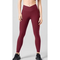 Legginsy Casall Overlap High Waist Tights. Brązowe bielizna termoaktywna damska Casall, bez wzorów. W wyprzedaży za 269.99 zł.