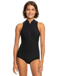 Dla Kobiety 1MM SWELL SERIES Czarny. Czarne kombinezony Roxy, xs, bez wzorów, z elastanu, bez kołnierzyka, bez ramiączek. Za 449.99 zł.