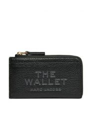 Marc Jacobs Portfel The Leather Top Zip Multi 2S4SMP010S02 Czarny. Czarne portfele Marc Jacobs, bez wzorów, ze skóry. Za 539.99 zł.