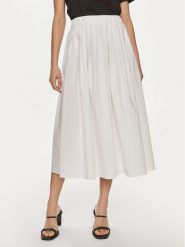ViCOLO Spódnica midi TB0195 Biały Regular Fit. Białe spódnice ViCOLO, bez wzorów, z bawełny, midi. Za 189.99 zł.