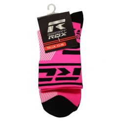Skarpetki Rox R-running Step Medium Height Pink Flúor 35-38. Czerwone skarpetki Roxy, bez wzorów, z elastanu. Za 1,293.99 zł.