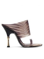 Just Cavalli Klapki 80RA3S48 ZSE42 Beżowy. Brązowe klapki Just Cavalli, bez wzorów, z syntetyku, bez obcasa, bez zapięcia. Za 959.99 zł.