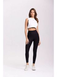 Onamaste Top sportowy "Deb" w kolorze białym rozmiar: L/XL. Białe topy sportowe Onamaste, l, bez wzorów, z bawełny, outdoorowe. Za 73.99 zł.