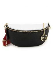 Mia Tomazzi Skórzana saszetka "Perugino" w kolorze czarno-białym - 23 x 13 x 2 cm rozmiar: onesize. Białe nerki i saszetki Mia Tomazzi, bez wzorów, z materiału, sportowe, bez dodatków. Za 130.99 zł.