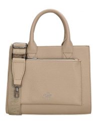 Charm Torebka w kolorze beżowym - 26 x 21 x 13 cm rozmiar: onesize. Brązowe torebki klasyczne Charm, bez wzorów, z materiału, przez ramię, bez dodatków. Za 108.99 zł.