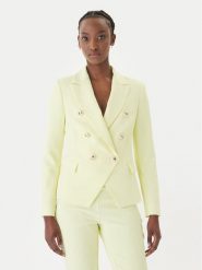 Rinascimento Marynarka CFC0128639003 Żółty Regular Fit. Żółte marynarki i żakiety Rinascimento, l, bez wzorów, z syntetyku, bez ramiączek. Za 789.99 zł.