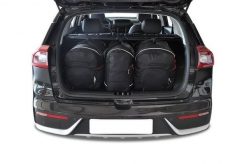 Torby Do Bagażnika Kia E-Niro Ev 2020+ 3Szt Kjust. Czarne torby podróżne KJUST, bez wzorów, z kauczuku. Za 923.00 zł.