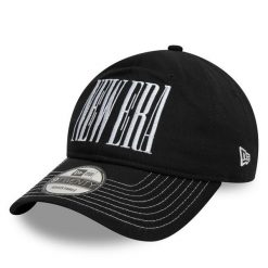 Czapka z daszkiem New Era. Czarne czapki z daszkiem New Era, bez wzorów. Za 89.99 zł.