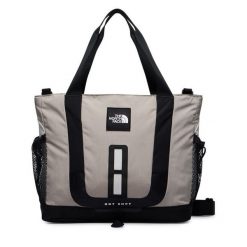 Torebka The North Face. Brązowe shopper bag The North Face, bez wzorów, bez dodatków. Za 449.99 zł.
