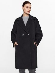 Marella Płaszcz wełniany Nandina 2330160838200 Czarny Regular Fit. Czarne płaszcze Marella, na zimę, bez wzorów, z wełny, bez kaptura. Za 3,049.00 zł.