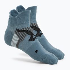 Skarpety Mizuno DryLite Race Mid. Niebieskie skarpetki Mizuno, bez wzorów, z elastanu. Za 29.99 zł.