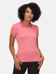 Regatta Funkcyjna koszulka polo "Remex II" w kolorze różowym rozmiar: 44. Różowe t-shirty sportowe Regatta, bez wzorów, z materiału, bez ramiączek, outdoorowe. Za 39.40 zł.