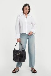 Jeansy damskie Barrel MARELLA. Jeansy Marella Sport, bez wzorów, z jeansu. Za 909.00 zł.