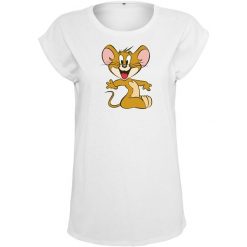 Damska Koszulka Urban Classic tom & jerry moue. Białe t-shirty sportowe Urban Classics, bez wzorów, bez ramiączek. Za 160.50 zł.