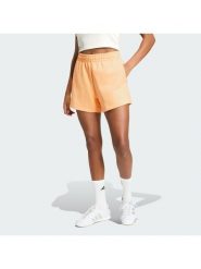 Adidas Szorty sportowe Soft Lux KA6998 Pomarańczowy Loose Fit. Brązowe szorty sportowe adidas, bez wzorów, z syntetyku. Za 218.99 zł.