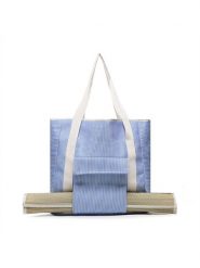 Jenny Fairy Torebka MJA-J-151-95-01 Niebieski. Niebieskie shopper bag Jenny Fairy, bez wzorów, z materiału, bez dodatków. Za 119.99 zł.