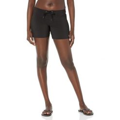 Spodenki sportowe damskie Volcom Coco Twill. Żółte szorty sportowe Volcom, bez wzorów, z bawełny. Za 172.00 zł.