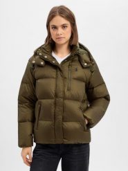 Polo Ralph Lauren kurtka puchowa Kobiety Sztuczne włókno zielony, L. Zielone kurtki Polo Ralph Lauren, l, bez wzorów, z puchu. Za 1,899.95 zł.