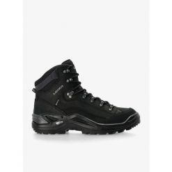 Buty trekkingowe damskie Lowa Renegade GTX Mid. Czarne buty trekkingowe Lowa, ze skóry, bez zapięcia. Za 1,257.00 zł.