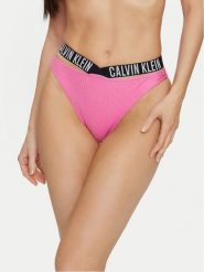Calvin Klein Swimwear Dół od bikini KW0KW02391 Różowy. Czerwone bikini Calvin Klein Swimwear, bez wzorów, z syntetyku. Za 119.99 zł.