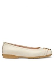 Geox Baleriny D Annytah W D55XYA 00085 C1122 Beżowy. Brązowe baleriny Geox, bez wzorów, ze skóry, bez obcasa, bez zapięcia. Za 299.99 zł.