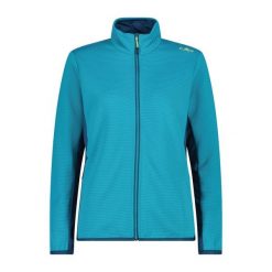 Bluza damska turystyczna CMP 35E6426. Niebieskie bluzy z kapturem CMP, bez wzorów, z dzianiny, bez kaptura. Za 337.85 zł.