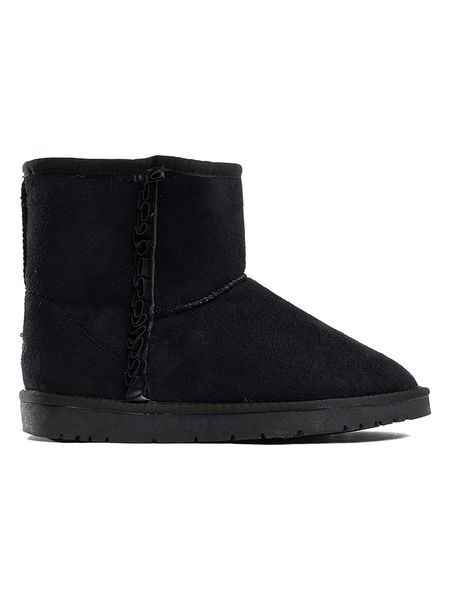 ISLAND BOOT Botki zimowe "Reine" w kolorze czarnym rozmiar: 40. Czarne botki Island Boot, bez wzorów, z materiału, bez obcasa, bez zapięcia. Za 190.45 zł.