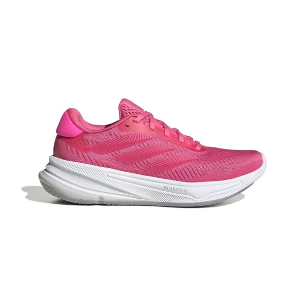 Damskie buty do biegania adidas Supernova Ease. Czerwone buty do biegania adidas, bez wzorów, z materiału, bez zapięcia, do biegania. Za 451.05 zł.