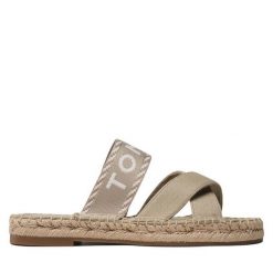 Espadryle Tommy Hilfiger. Brązowe espadryle Tommy Hilfiger, bez wzorów, bez obcasa. Za 269.99 zł.
