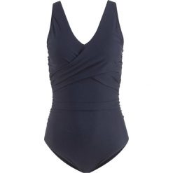 Kostium kąpielowy wyszczuplający bonprix ciemnoniebieski. Bielizna modelująca marki bonprix. Za 124.99 zł.